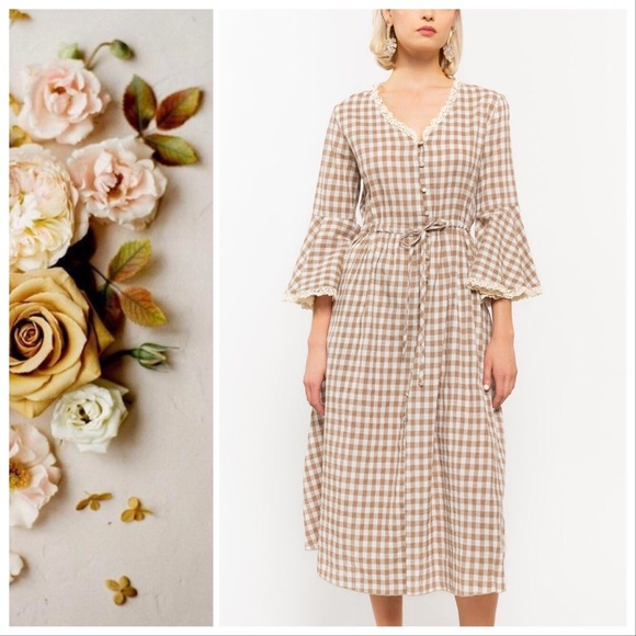 POL Mollie Farms Prairie Linen Dress - Picture 7 of 10